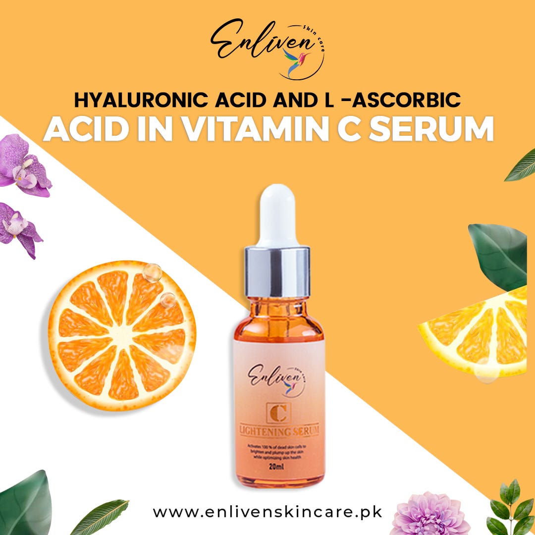 Vitamin C- Lightening Serum - Enlivens Skincare - Medium