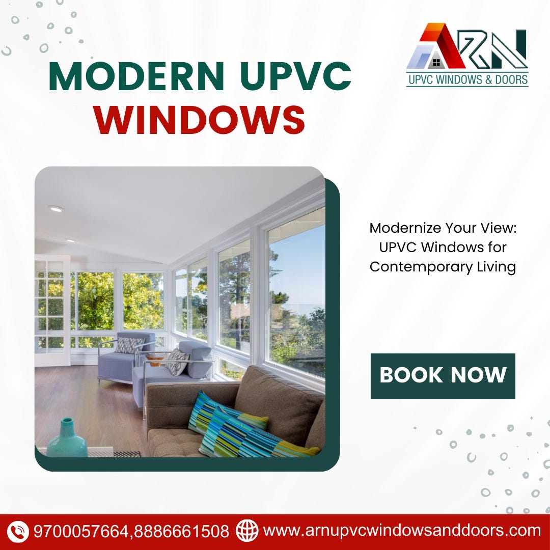 Modern UPVC Windows. Discover the epitome of modernity with??? by