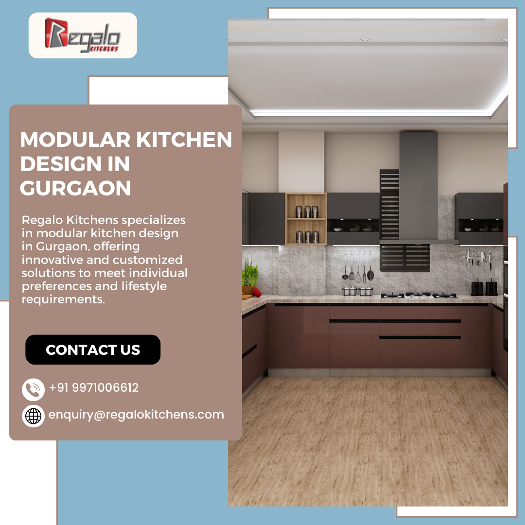 Modular Kitchen Design in Gurgaon | Regalo Kitchens - Kitchen Design - Medium