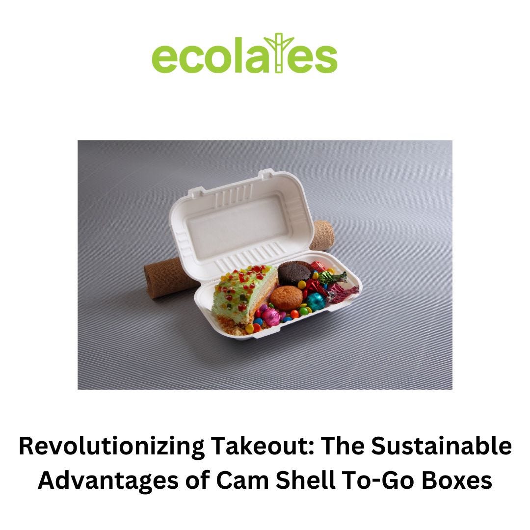 Revolutionizing Takeout The Sustainable Advantages of Cam Shell ToGo