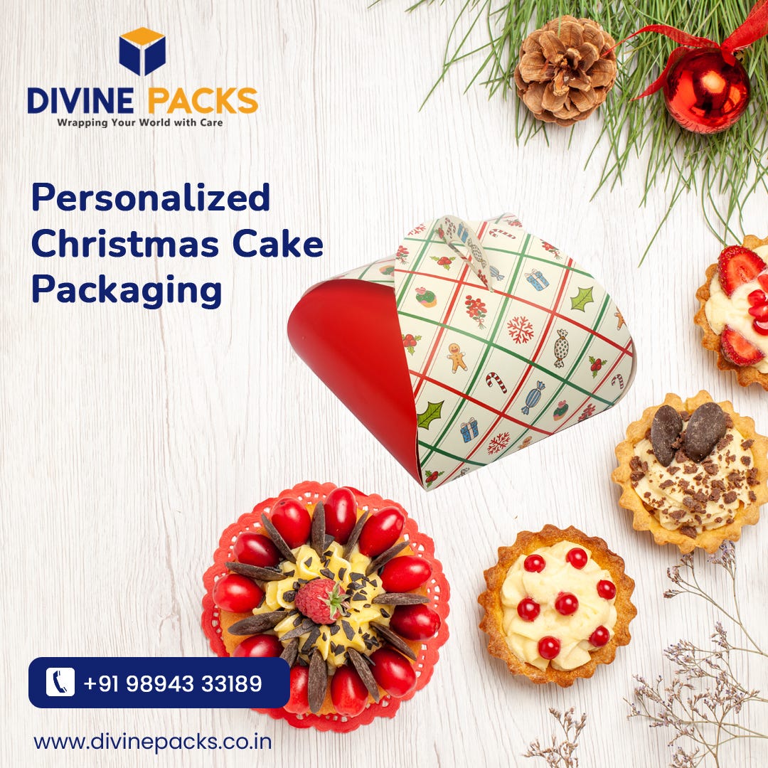 Personalized Christmas Cake Packaging: Adding a Touch of Magic | by ...