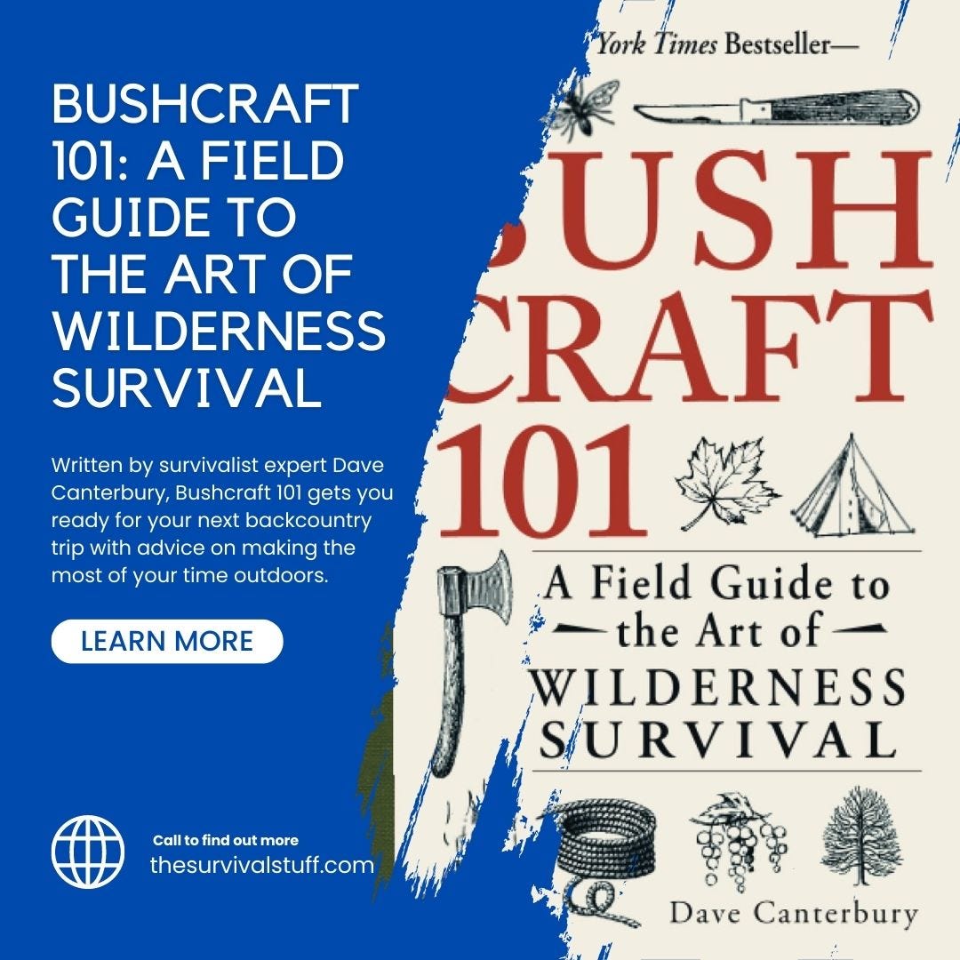Bushcraft 101: Guida Alla Sopravvivenza Nella Natura Di Dave Canterbury - Libro In Inglese, Condizioni Ottime