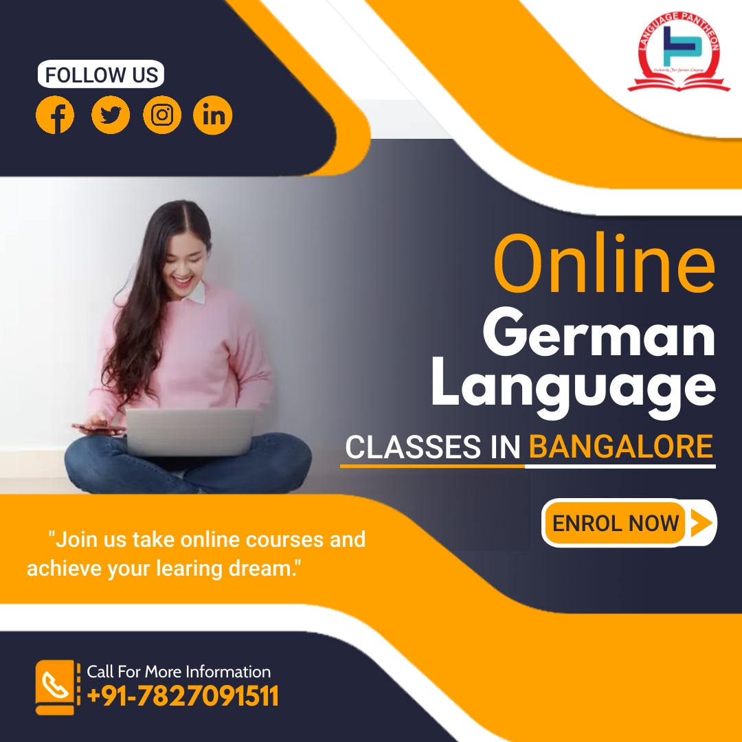 Online German Language Classes in Bangalore Mohit Singh Medium