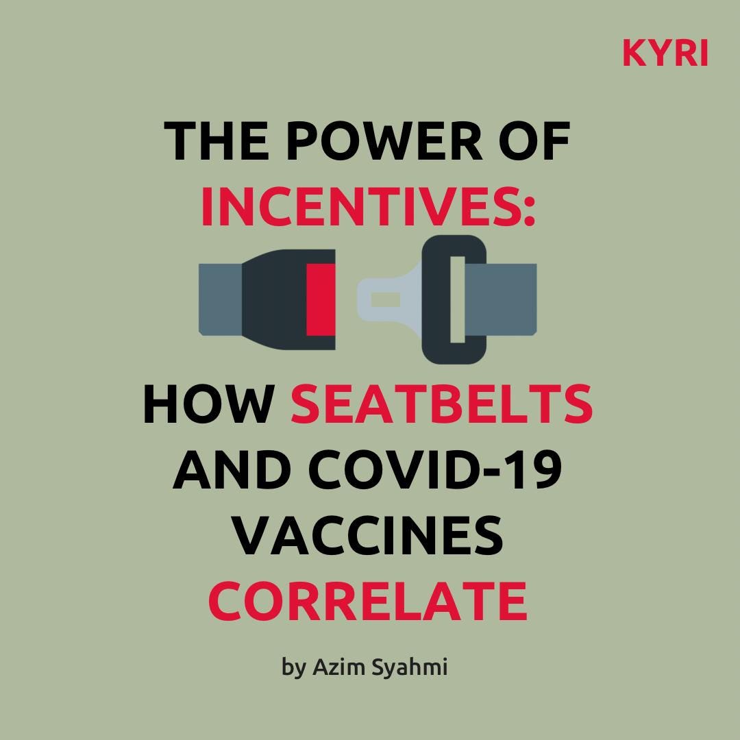 The Power of Incentives: How Seatbelts and Covid-19 Vaccines Correlate ...