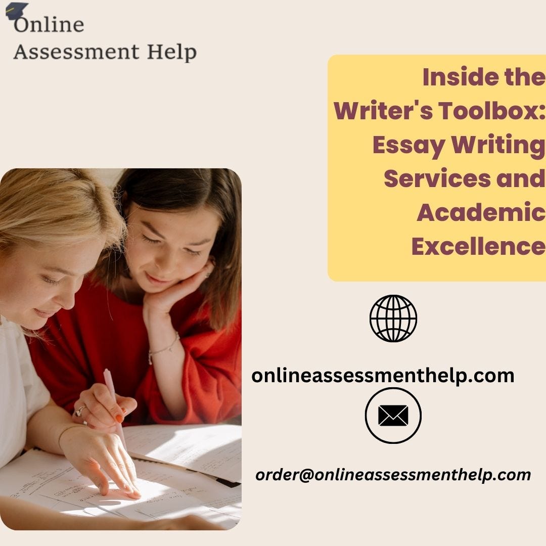 Inside the Writer’s Toolbox Essay Writing Services and Academic