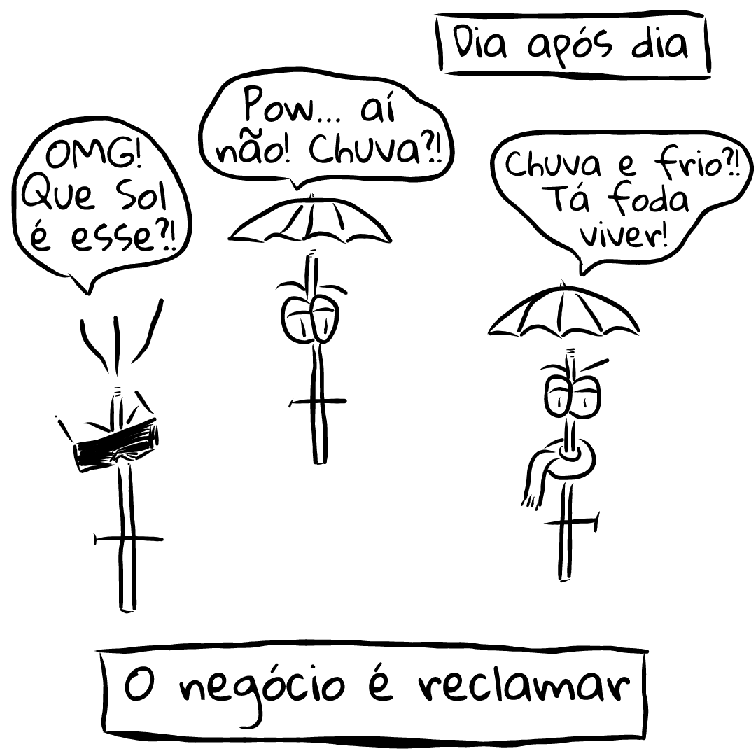 Reclamar, reclamar e reclamar…