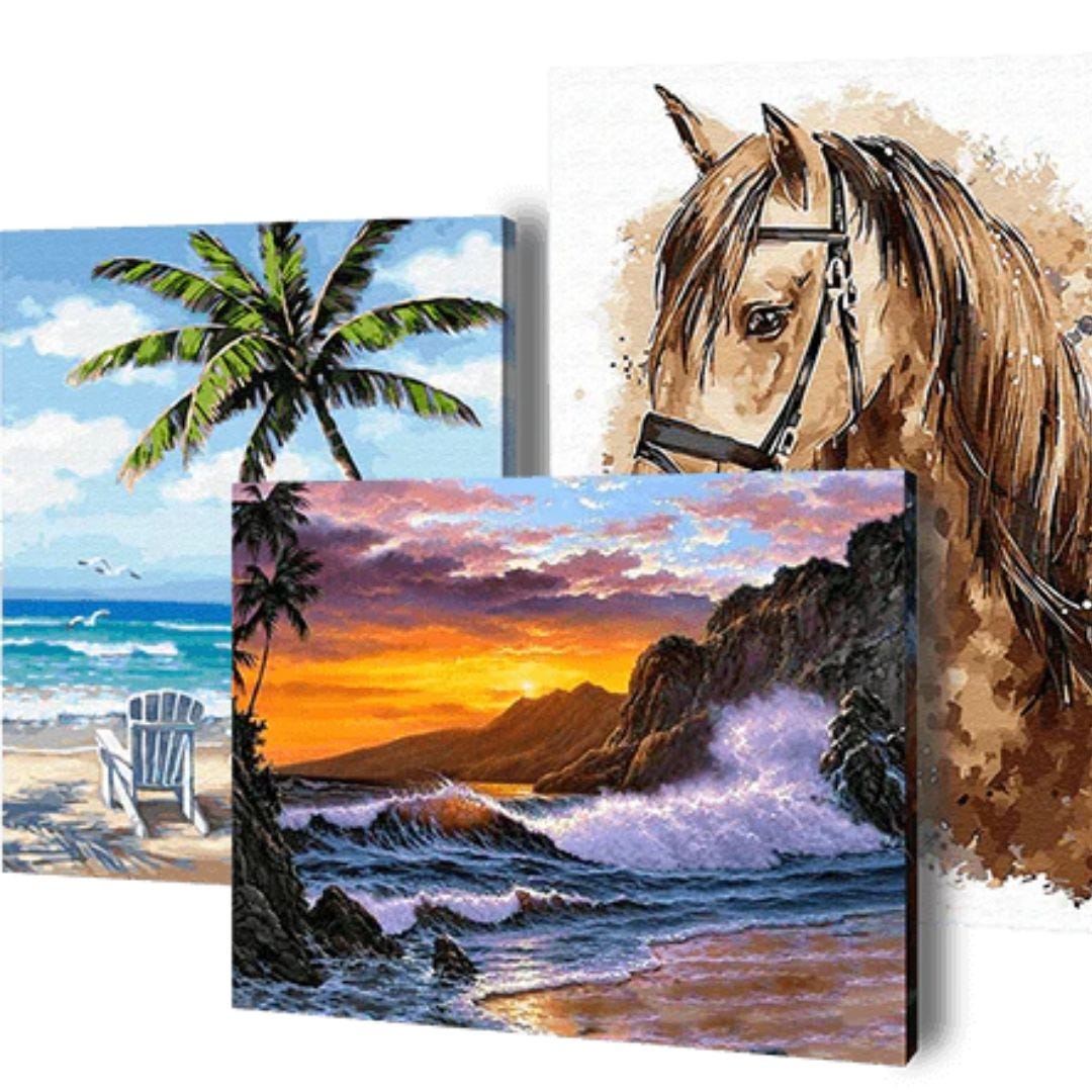 Find The Best Paint by Numbers Set Paints with numbers Medium