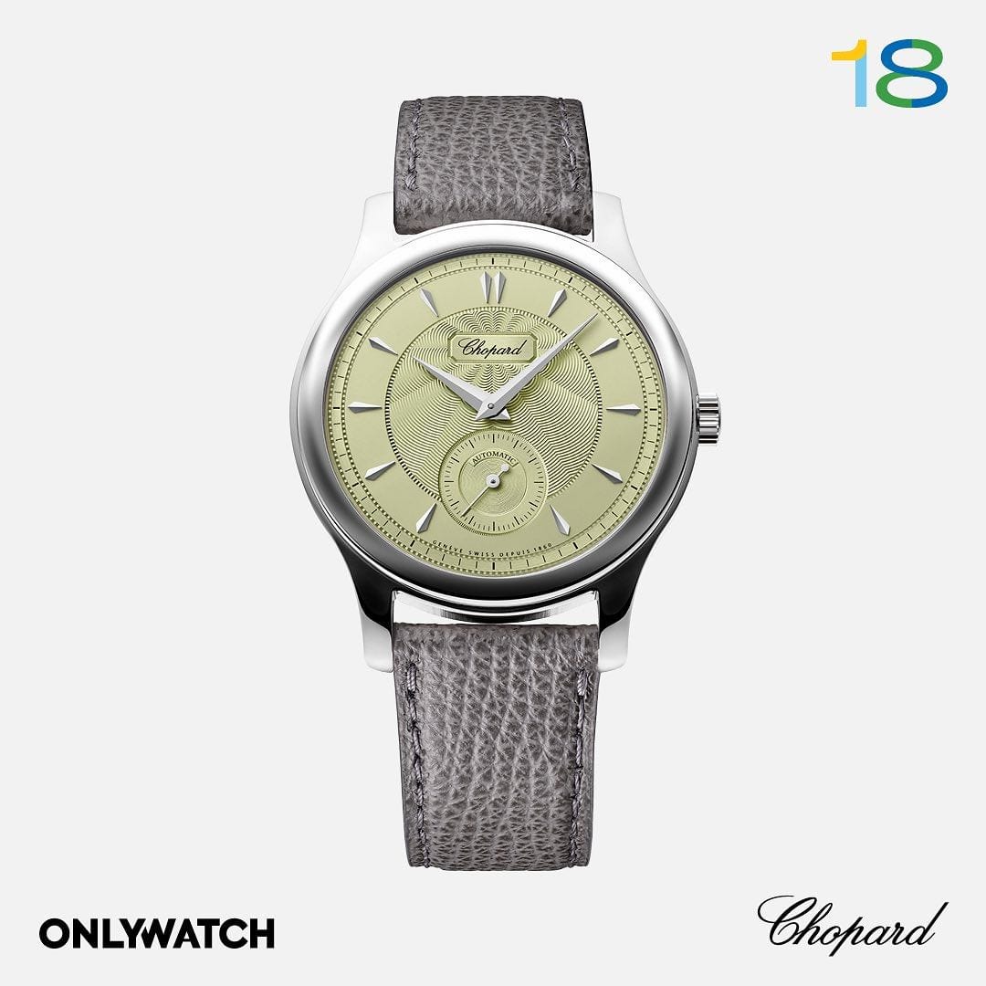 Chopard has crafted an ice green L.U.C 1860 wristwatch for Only