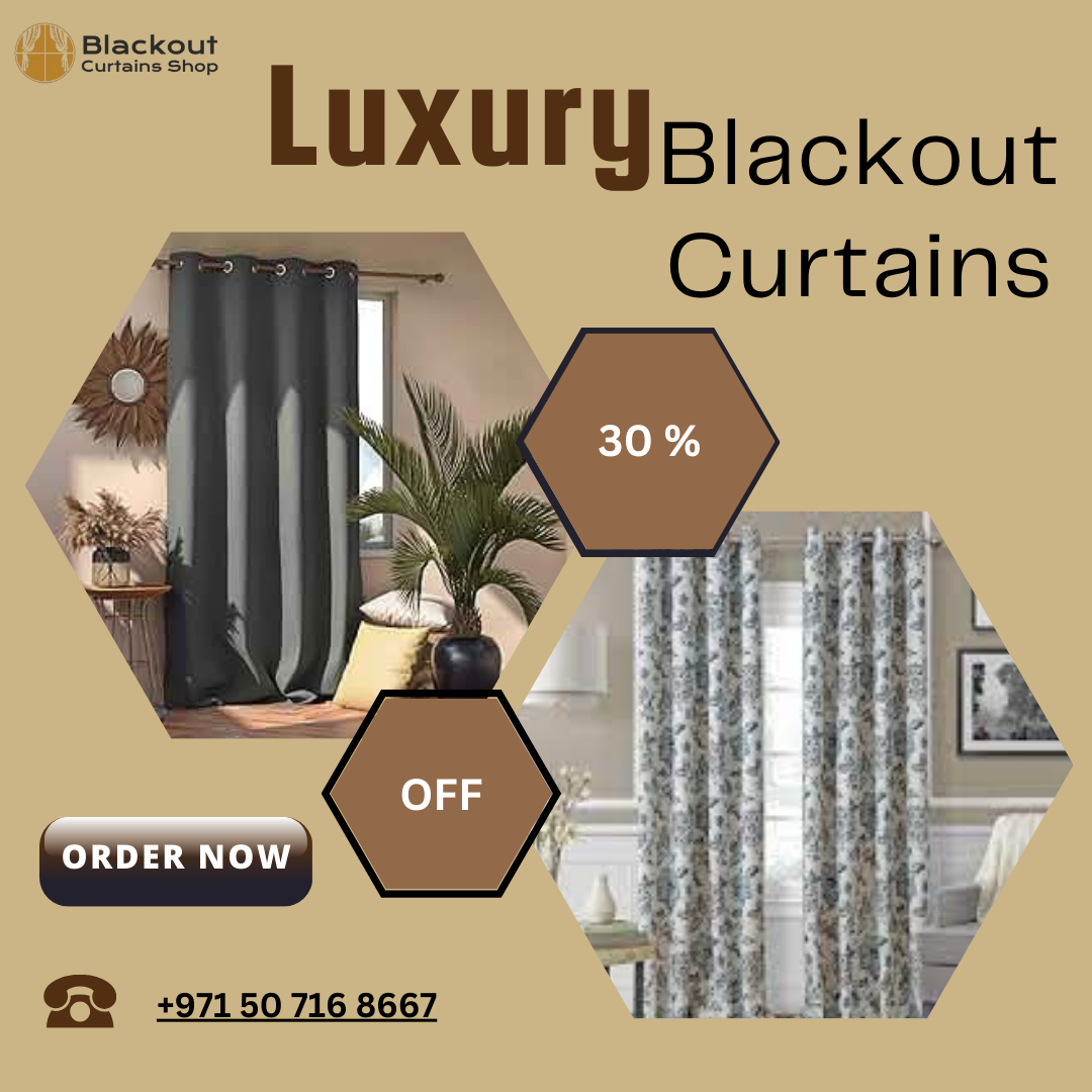 Blackout Curtains Dubai Beautiful & Stylish curtains30Off Blackout