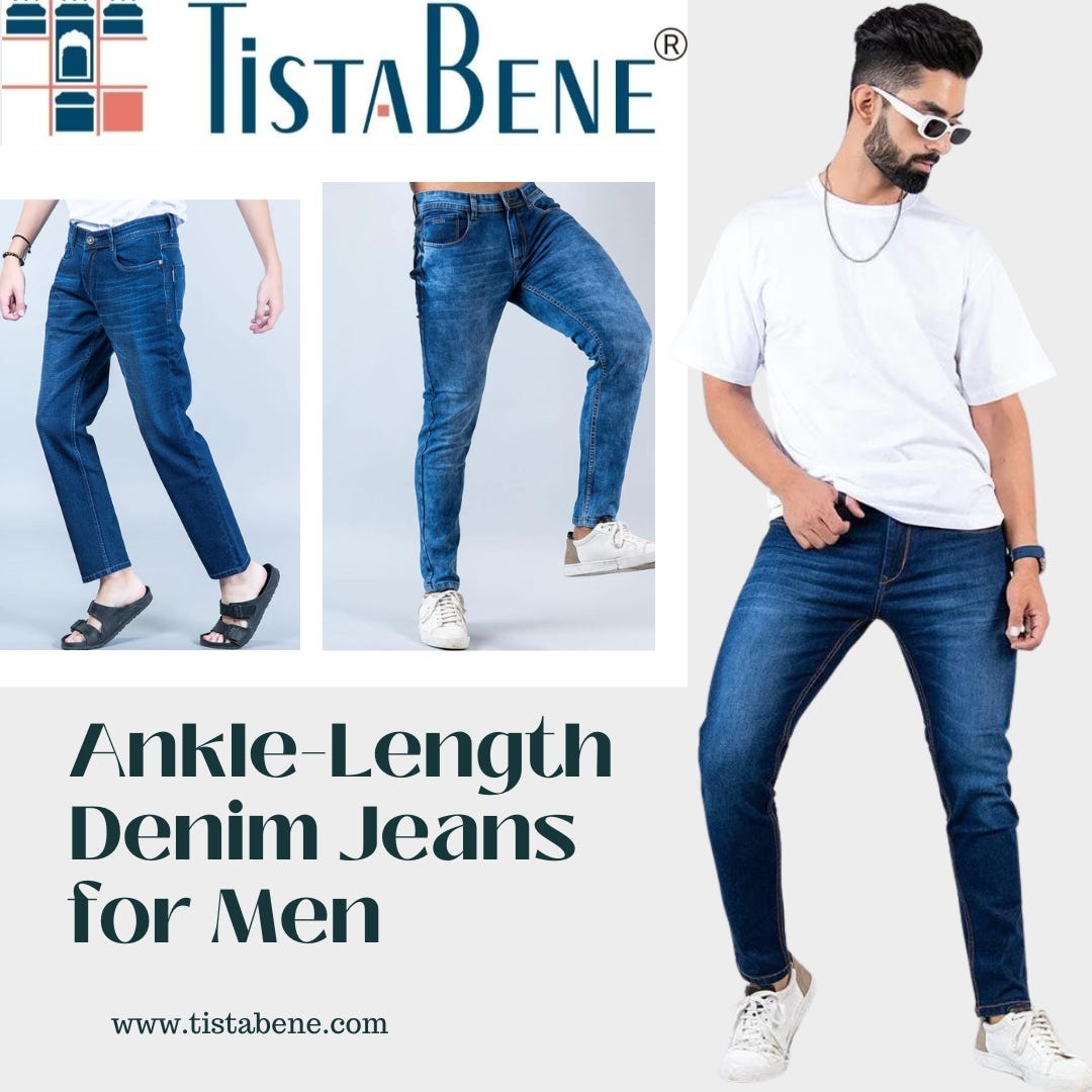 Elevate Your Style with Ankle-Length Jeans for Men
