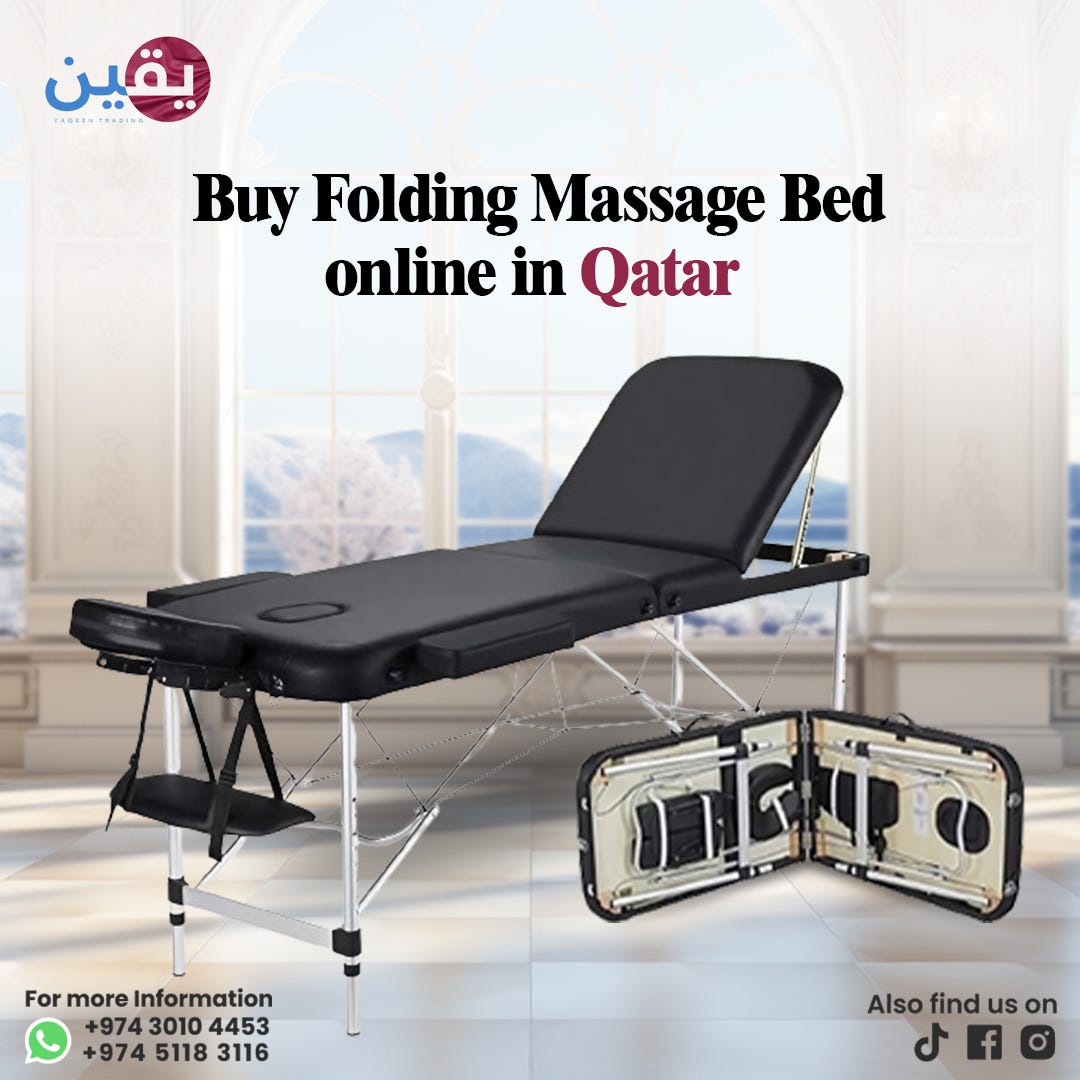 Buy Folding Massage Bed online in Qatar from Yaqeen Trading at QAR 499