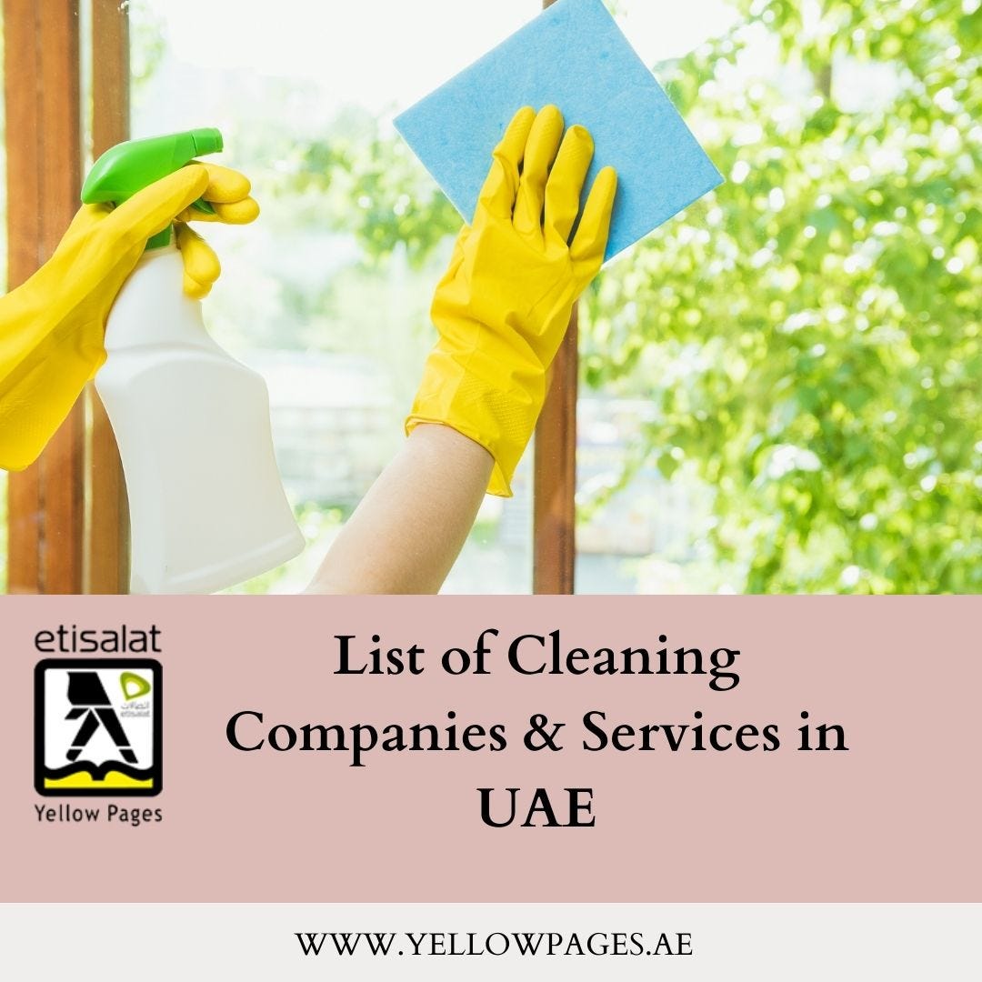 List of Cleaning Companies & Services in UAE Amit Rawat Medium
