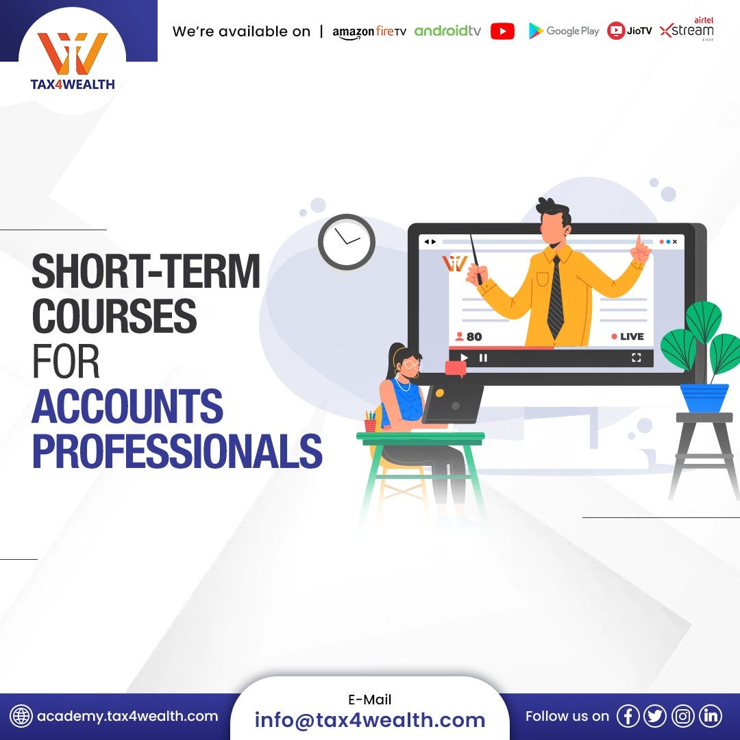 Short-Term Courses For Accounts Professionals