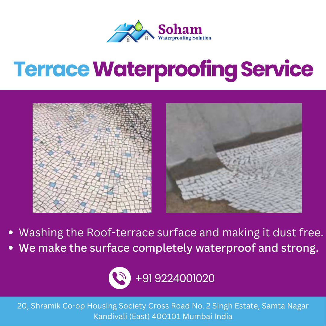 Terrace Waterproofing Service in Kandivali - Soham waterproofing ...