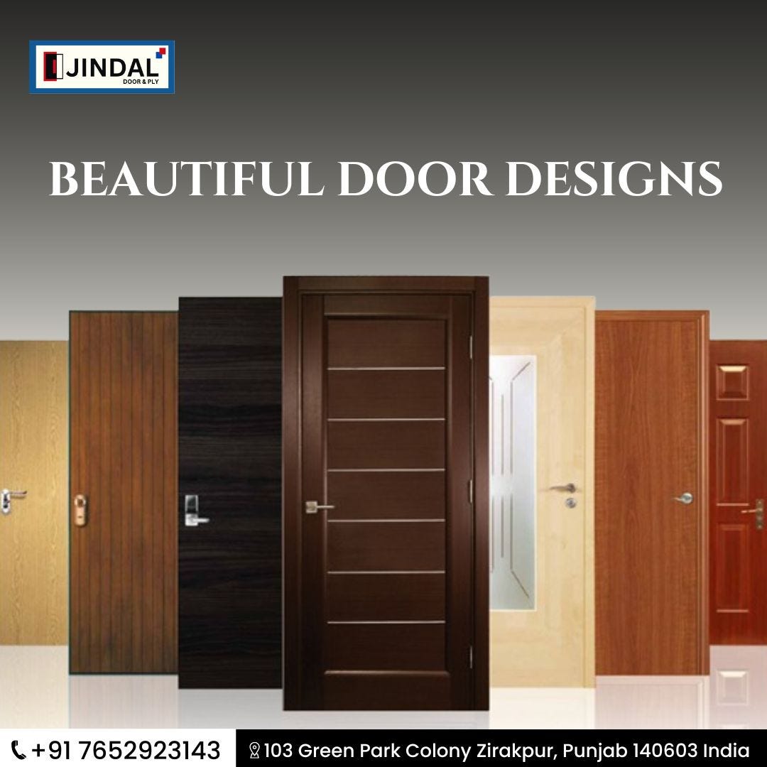Beautiful Door designs in Zirakpur — Jindal Door and Ply Jindal Door