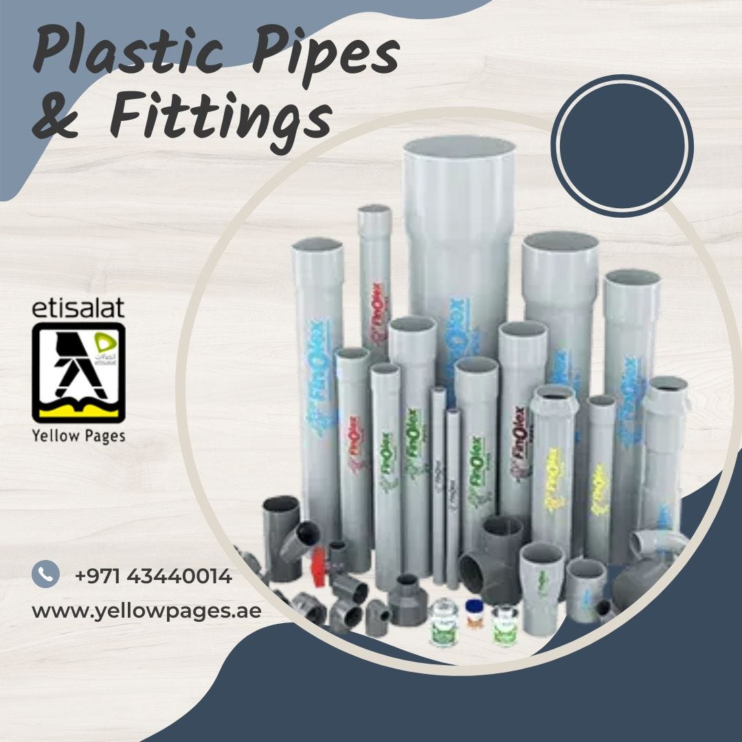 UAE Plastic Pipes & Fittings Manufacturers & Suppliers Anjali Gared Medium