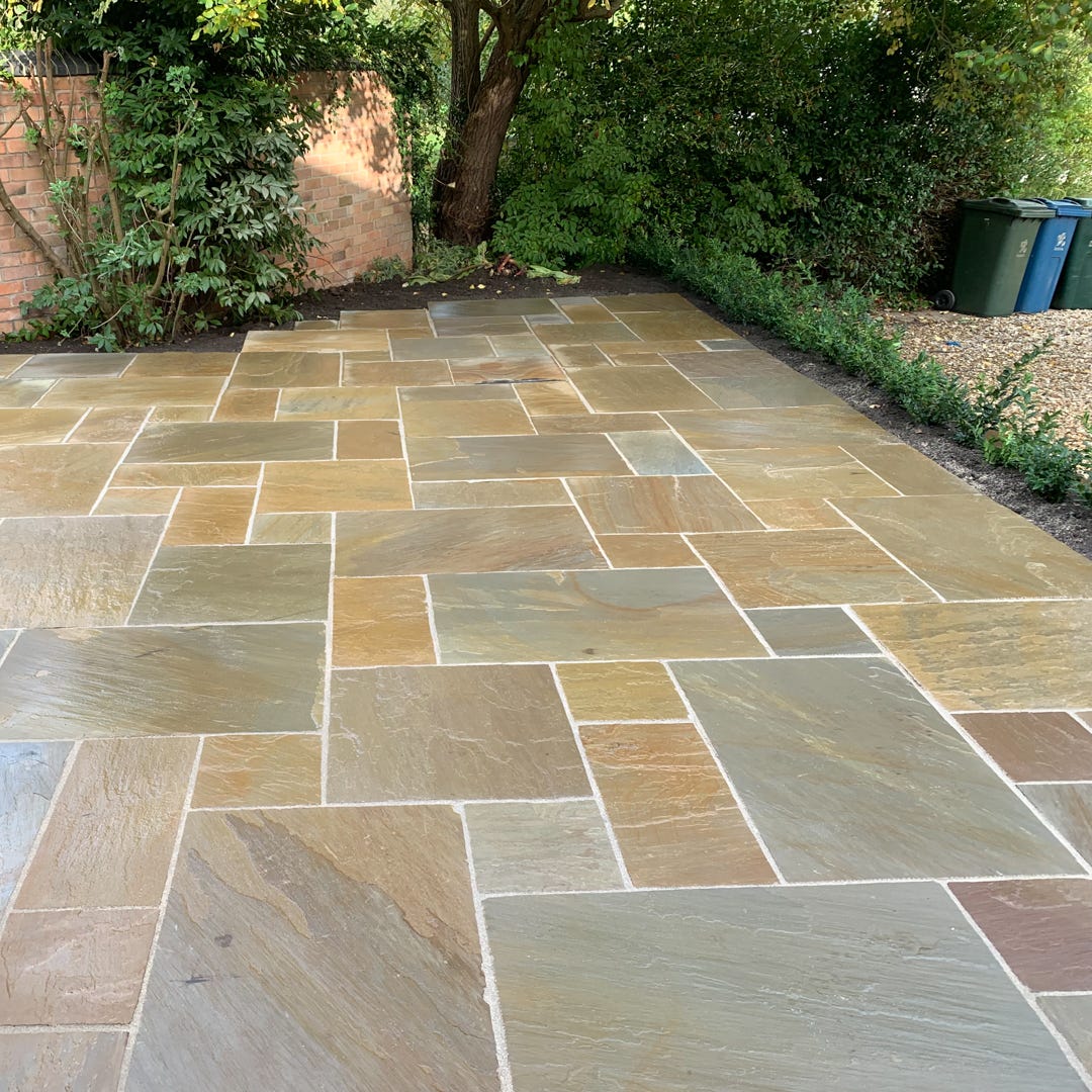 How Much Does an Indian Sandstone Patio Cost by Ammaari Stones Medium