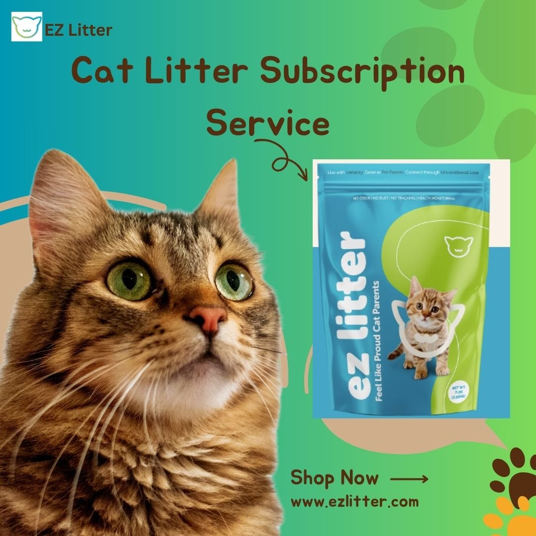 Subscribe The Best Monthly Cat Litter Delivery | Ez Litter - EZLitter -  Medium