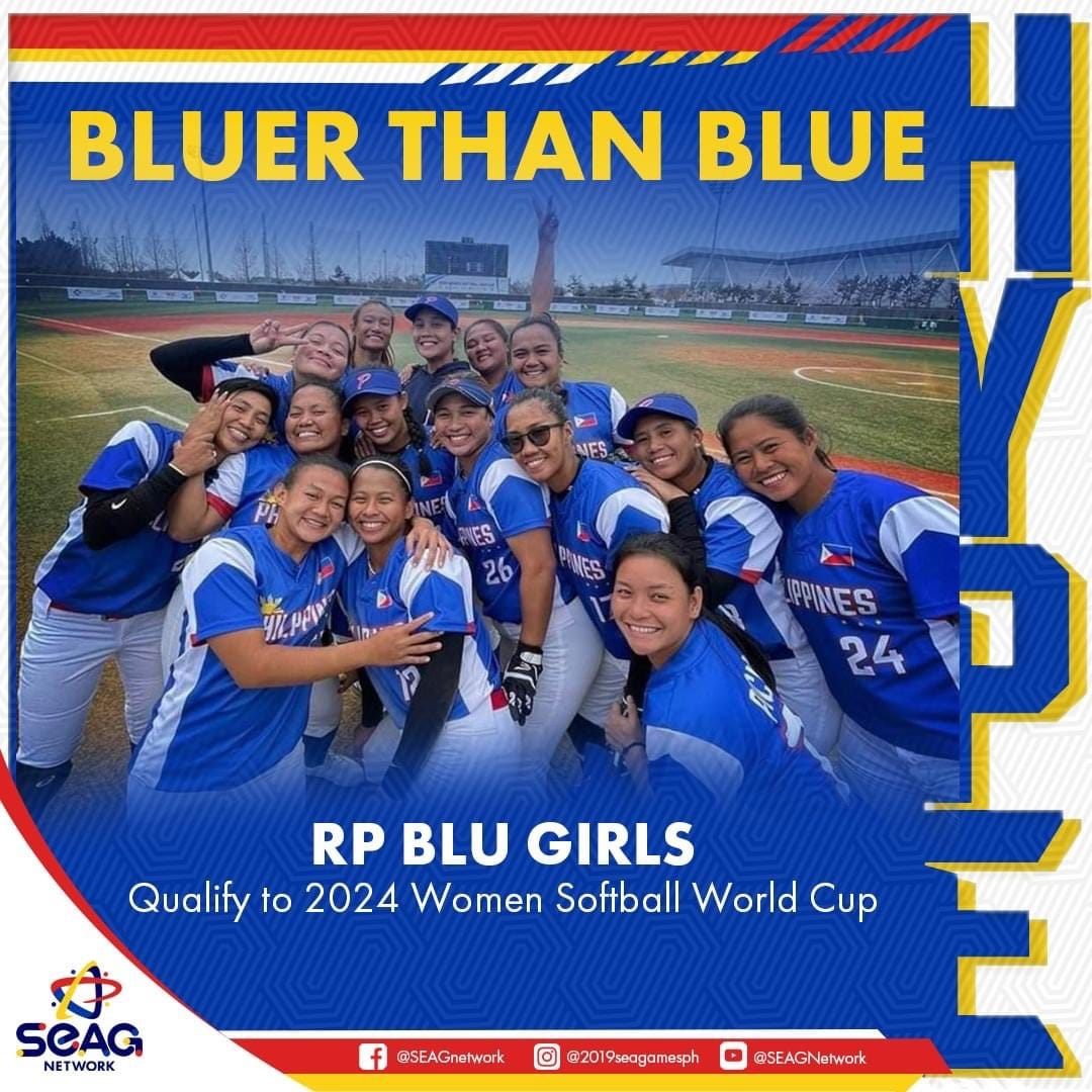 RP Blu Girls Qualify To 2024 Women Softball World Cup by