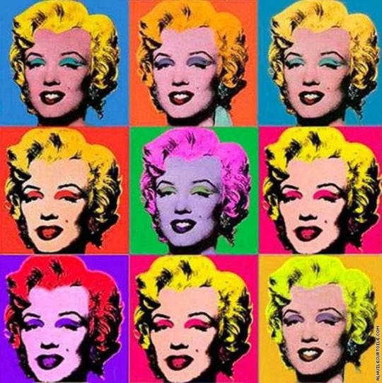 Origins of Pop Art. Known for its 2D shapes, bold colors…