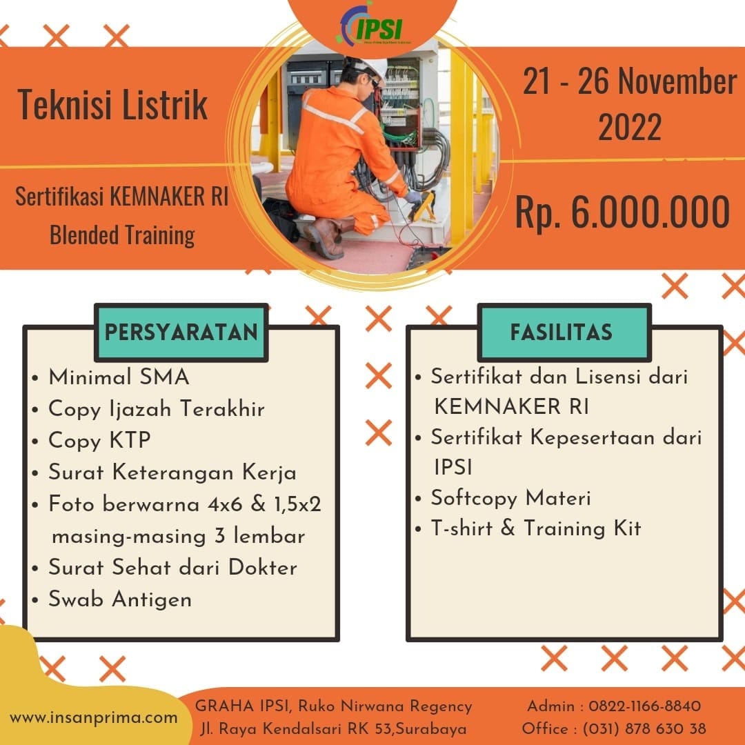 TERLARIS, WA +62 822-1166-8840, PUSAT PELATIHAN K3 KEMNAKER SURABAYA ...