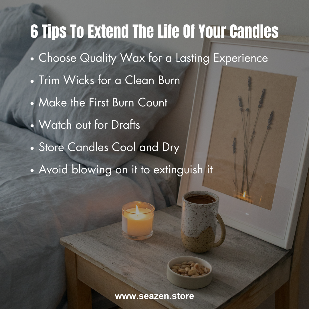 6 Tips To Extend The Life Of Your Candles Sea Zen Medium