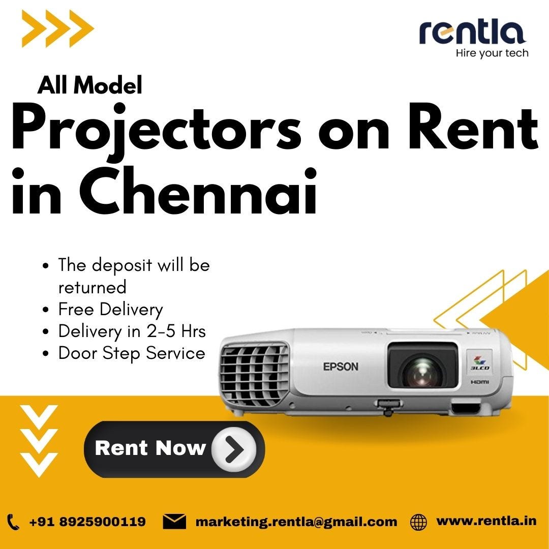 Affordable Projectors for Rent in Chennai for Audio & Visual Solutions