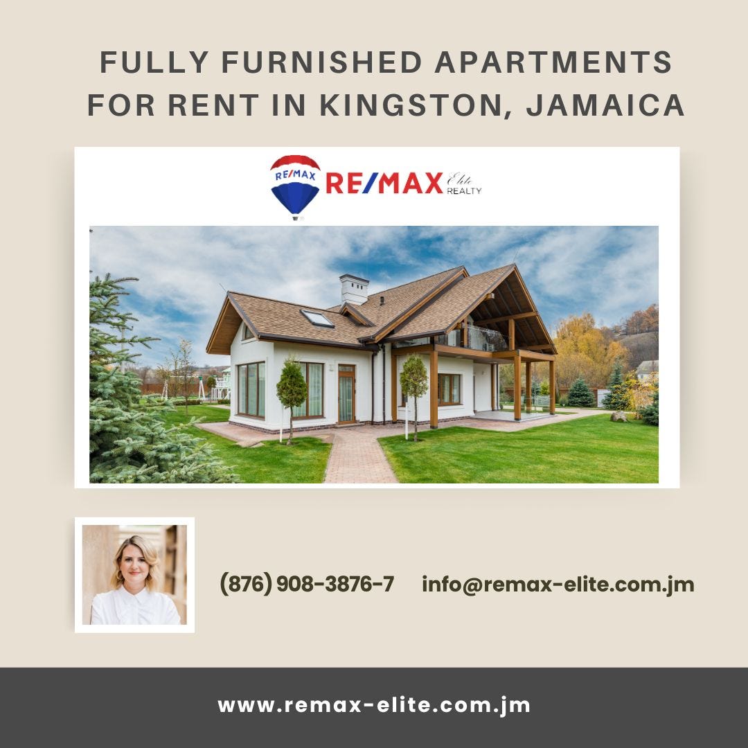 Fully Furnished Apartments for Rent in Kingston, Jamaica Remax Elite