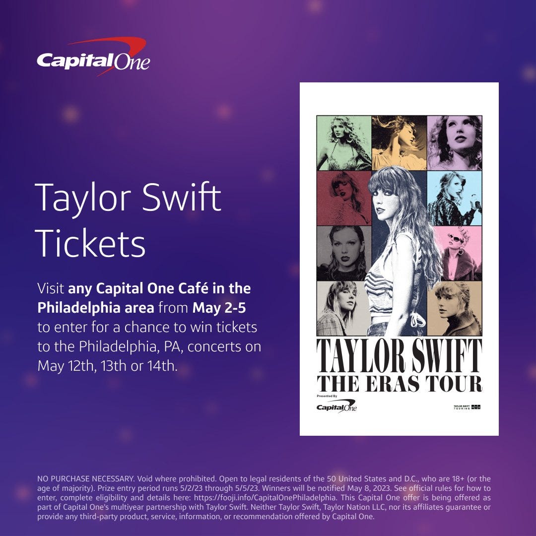 How to participate in Capital One Taylor Swift Sweepstakes? by