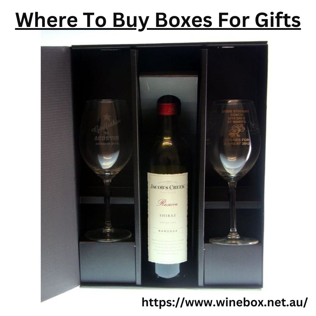 Where To Buy Boxes For Gifts