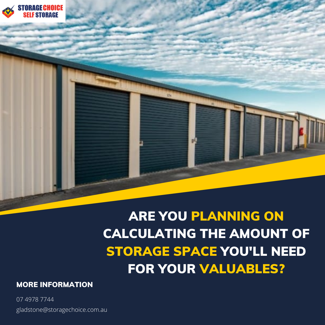 Are you planning on calculating the amount of storage space you’ll need