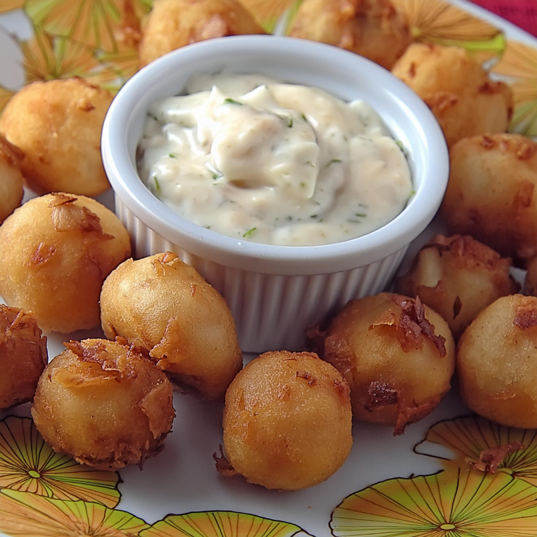 DeepFried Onion Balls. Craving something crunchy and… by Tasty