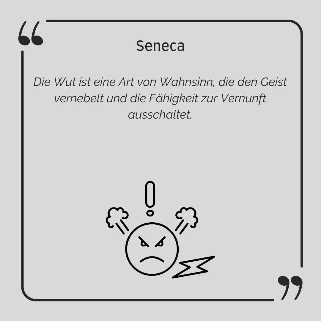 Wut ist eine Art des Wahnsinns