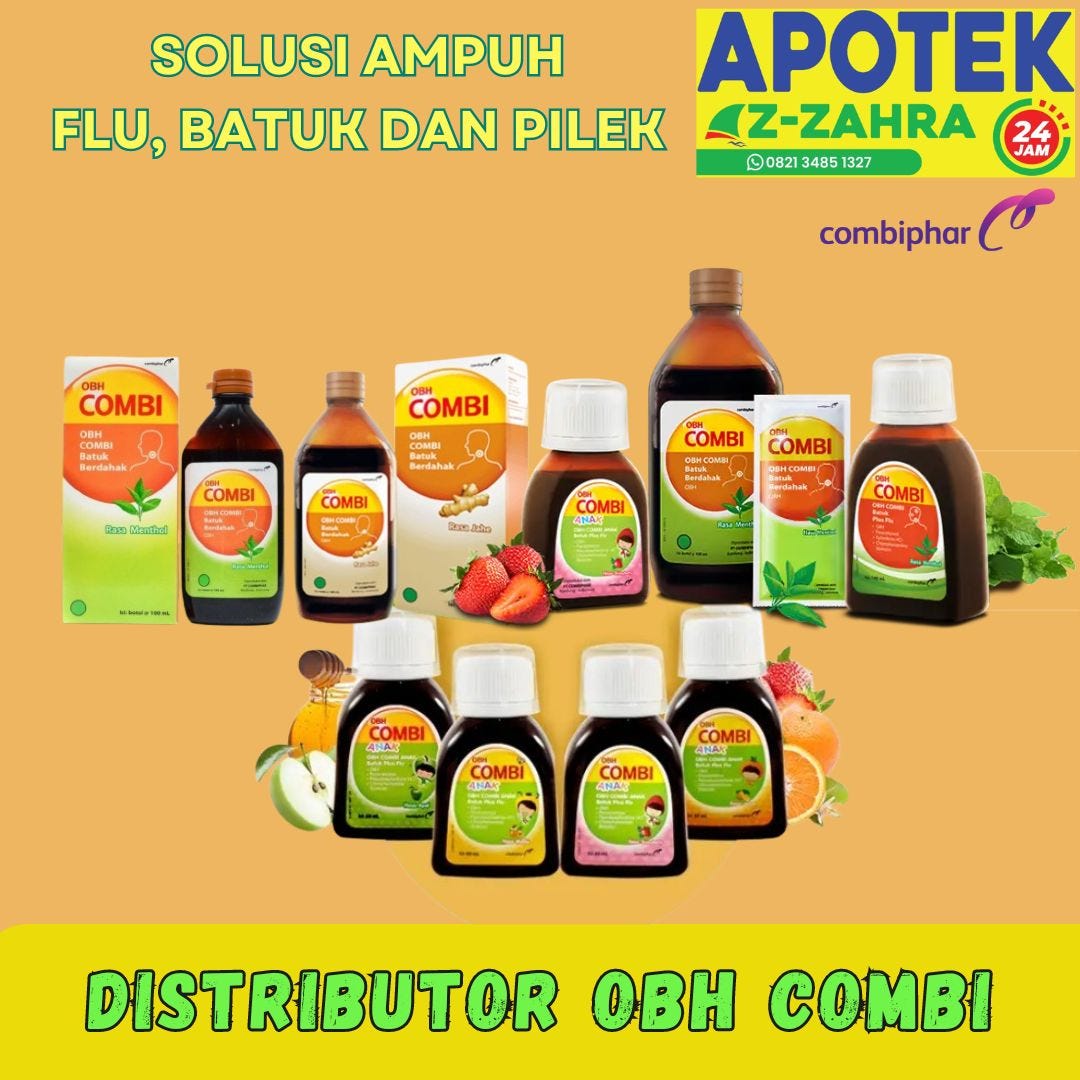 Terdekat, Distributor Obh Combi Plus Jahe Apotek AzZahra 24 Jam
