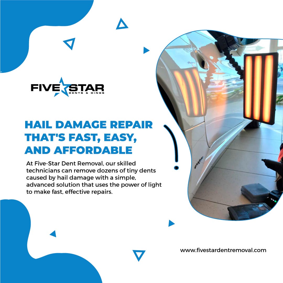 Hail Damage Repair Five Star Dent Removal Medium