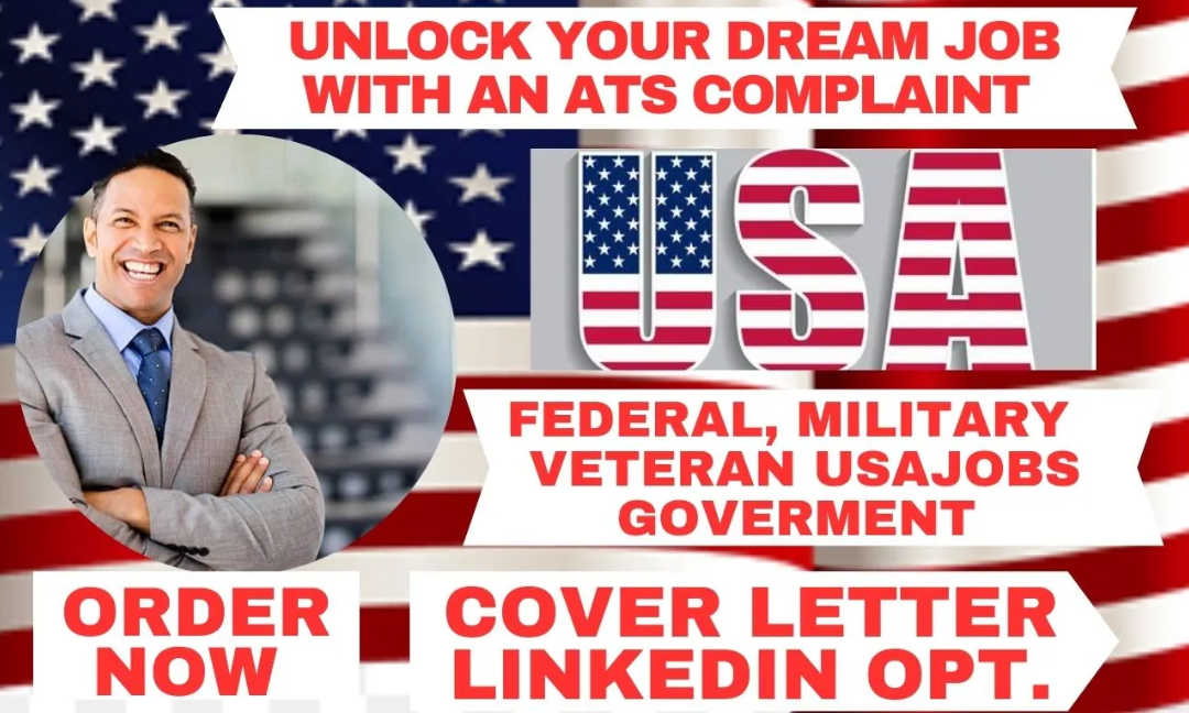 I will write a federal resume, usa jobs, military, ksa, veteran, canada resume writing