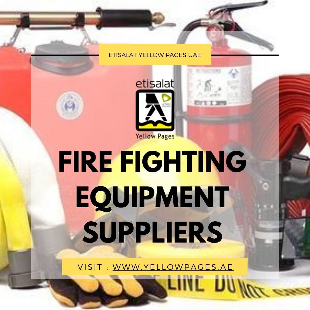 Fire Fighting Equipment Suppliers In UAE Best Fire Fighting Equipment