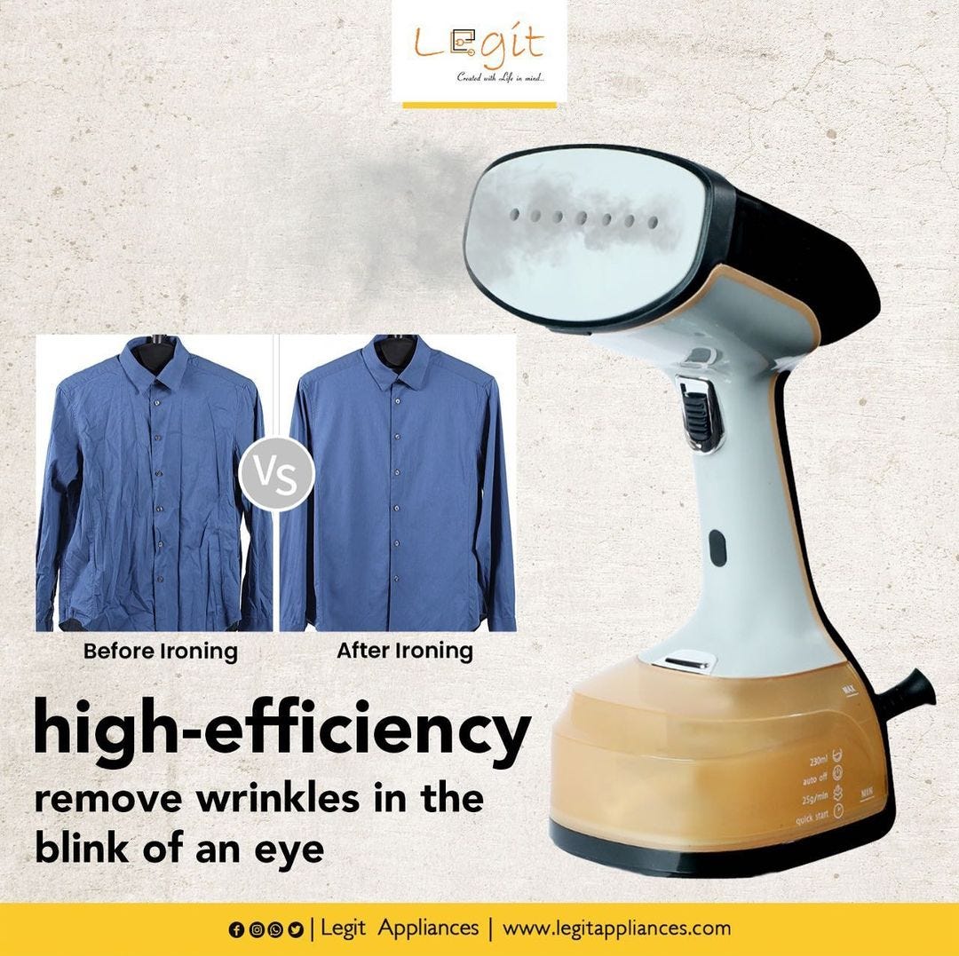 BENEFITS OF OWNING A HANDHELD STEAMER by Ishita Roy Medium