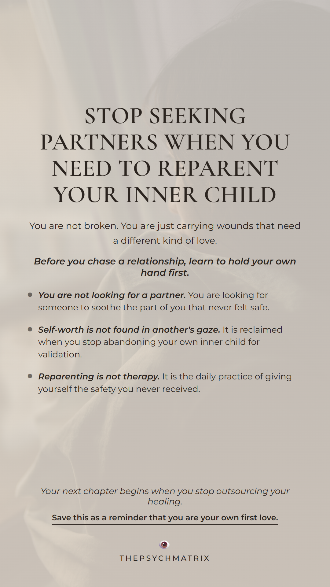 Why Your Search for a Partner Is Really a Search for Your Inner Child’s Safety