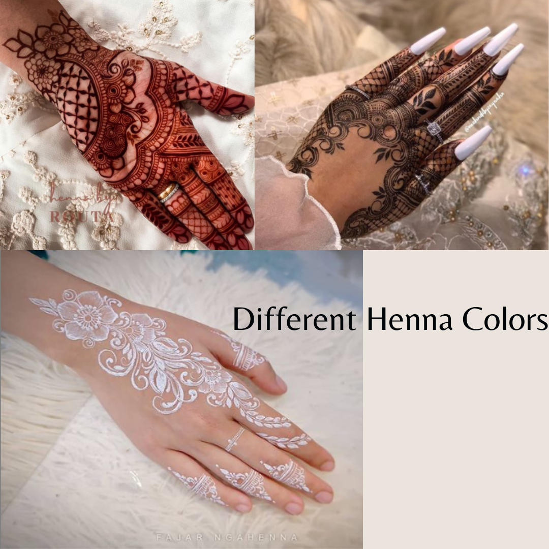 What different Henna colors are available? | by Above Henna | Medium