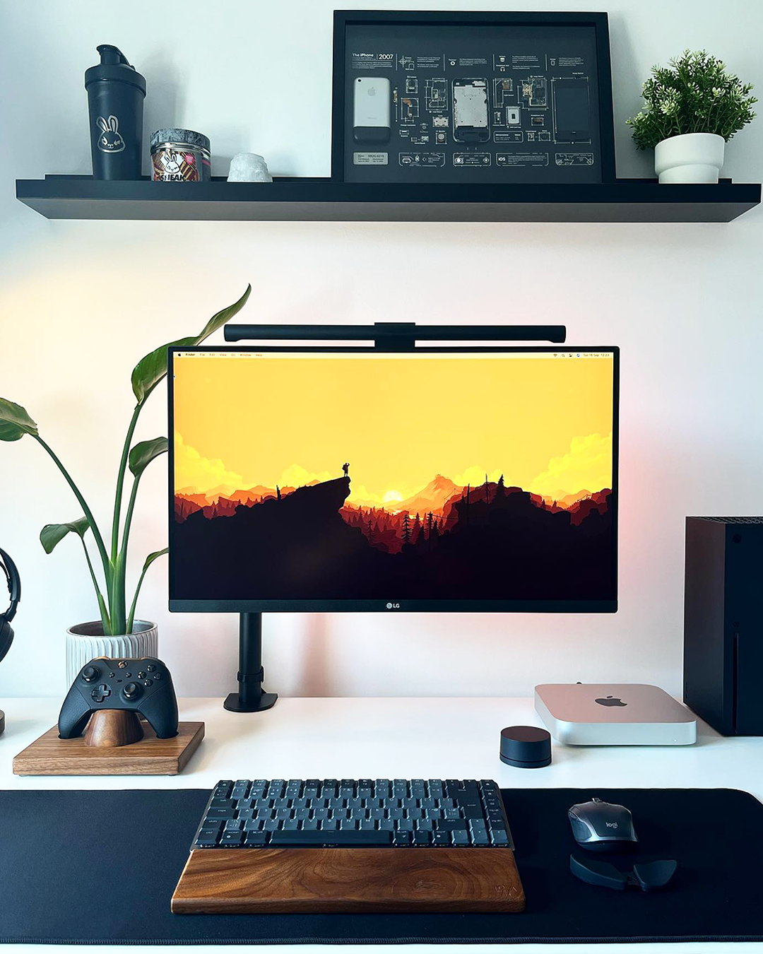 The Loha Custom Black Walnut Wood Wrist Rest: A Workspace Should Feel as Good as It Looks