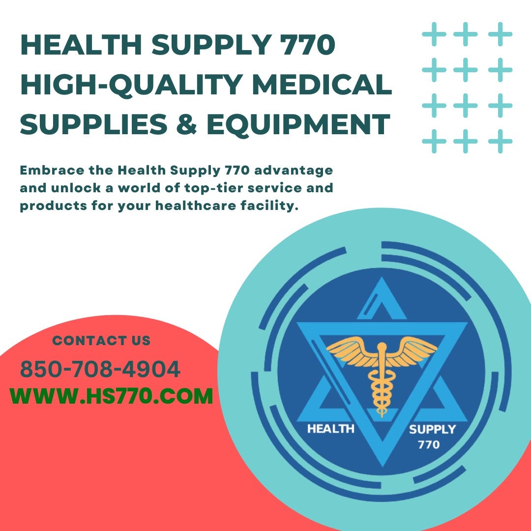 Health Supply 770 Your Distinctive Medical Supply Partner Health