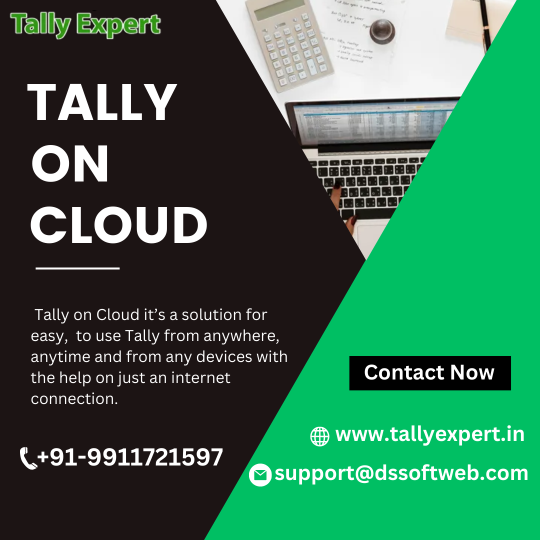 Tally On Cloud Software Services Near Tri Nagar, Delhi