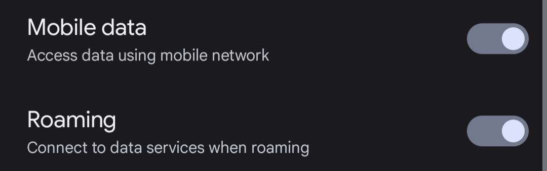 Celcom Roaming Not Working