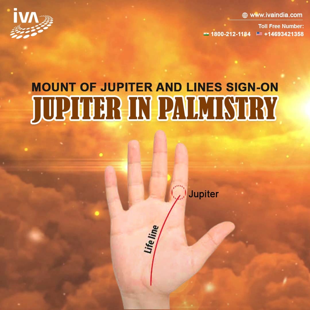 Mount of Jupiter and Lines SignOn Jupiter in Palmistry by Iva India