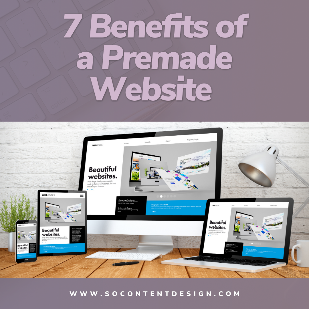 7 Benefits of Using a Premade site by Shae O'Connell Jun, 2023 Medium