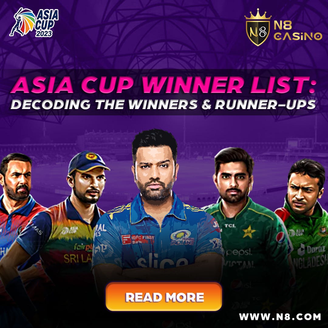 Asia Cup Winner List: Decoding the Winners & Runner-Ups