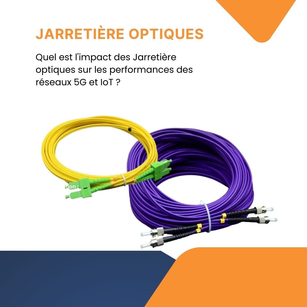 Quel est l’impact des Jarretière optiques sur les performances des réseaux 5G et IoT ?