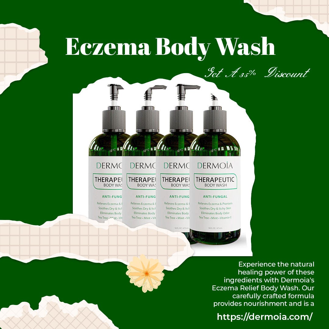 Top 3 Trendy Eczema Body Washes for Gentle Healing by dermoia Sep