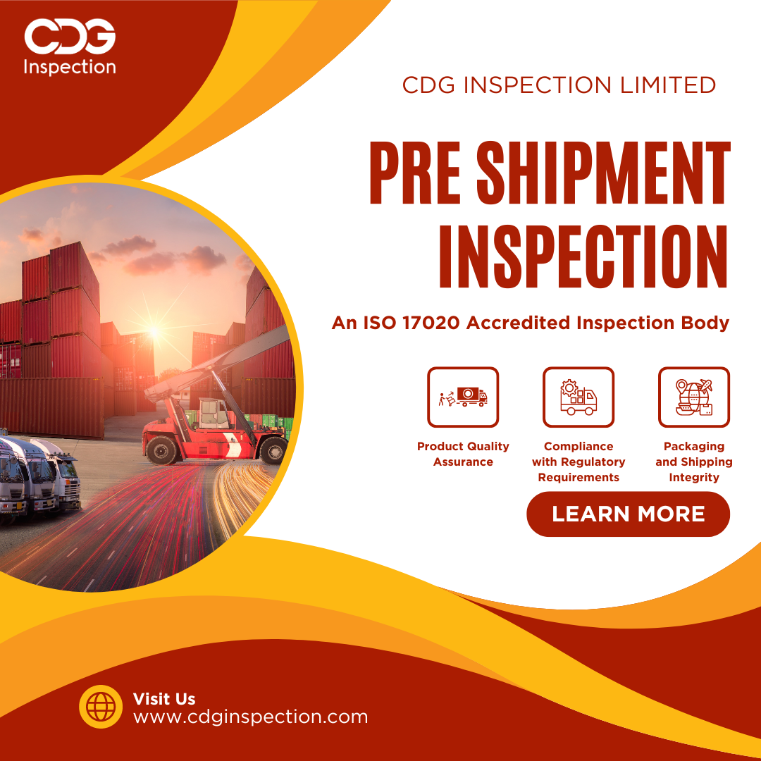 🔍 Ensure Quality Every Step of the Way with CDG Inspection Limited! 🔍